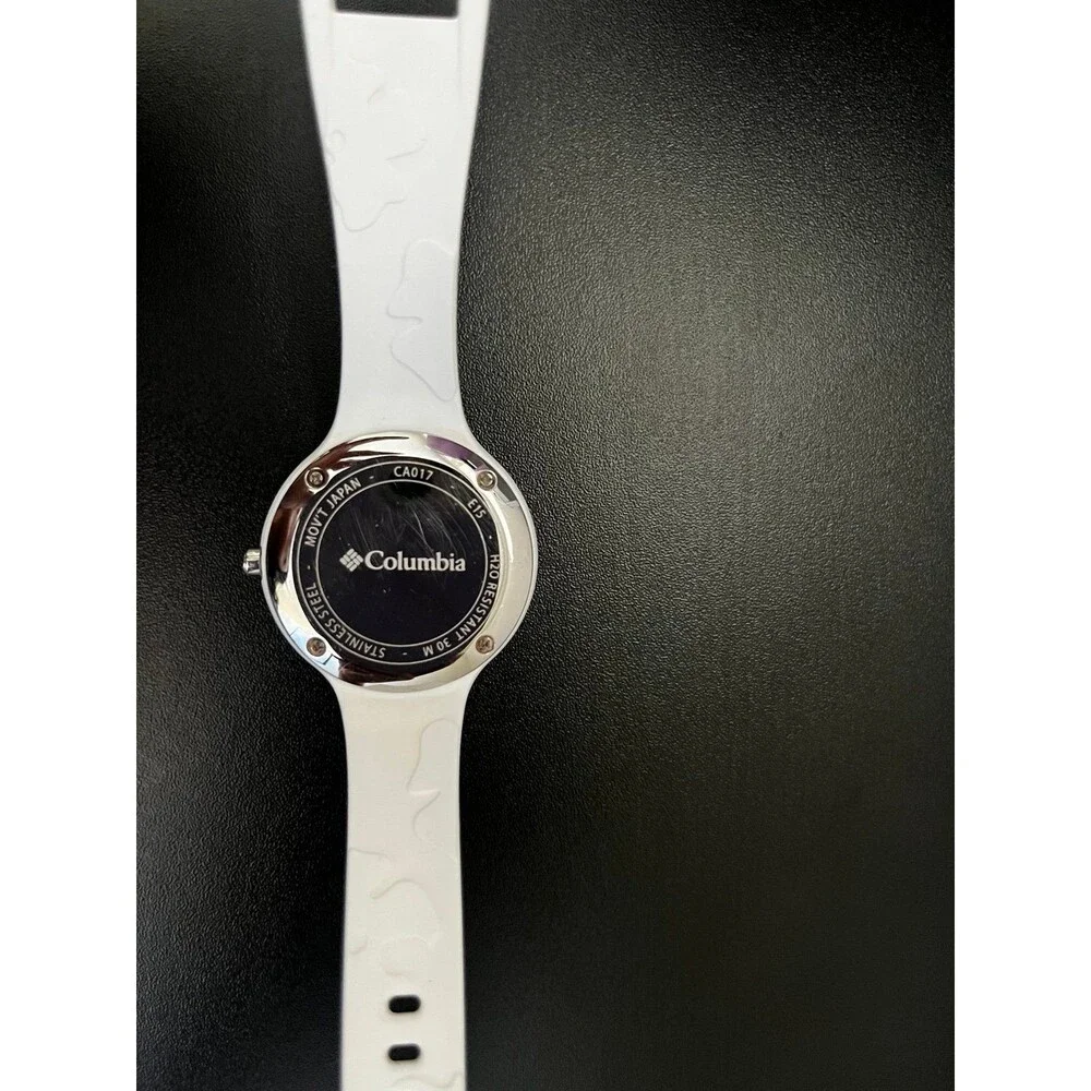 Columbia Sportswear White Analog Quartz Watch CA017 – 30M Water Resistant